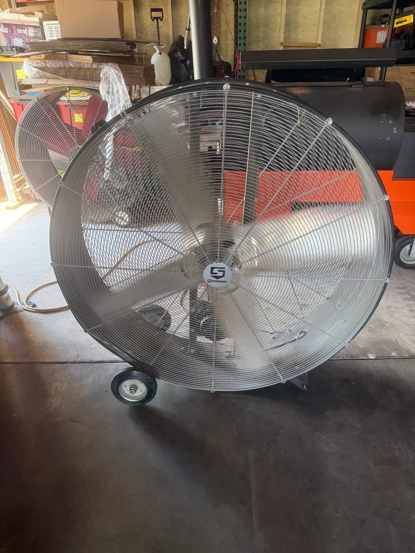 4 foot shop fan nice 4 blade
